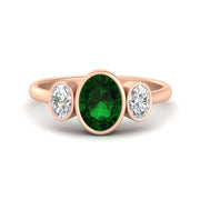 3-stone-oval-bezel-emerald-engagement-ring-in-rose-gold-fd11546gemgr-nl-rg